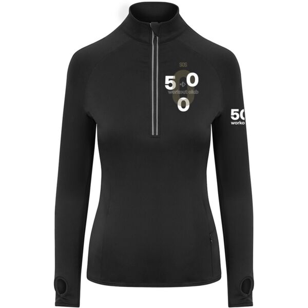 500 Club Cool-Flex Girlie Half Zip Top Thumbnail