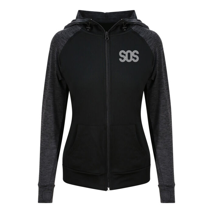 SOS  - Cool Girlie Contrast Zoodie  Thumbnail