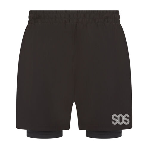 SOS  - Double-layer sports shorts Thumbnail