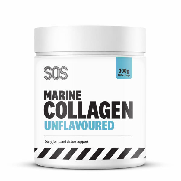 SOS  - Pure Hydrolysed Marine Collagen Natural Powder - 300g (Unflavoured) Thumbnail