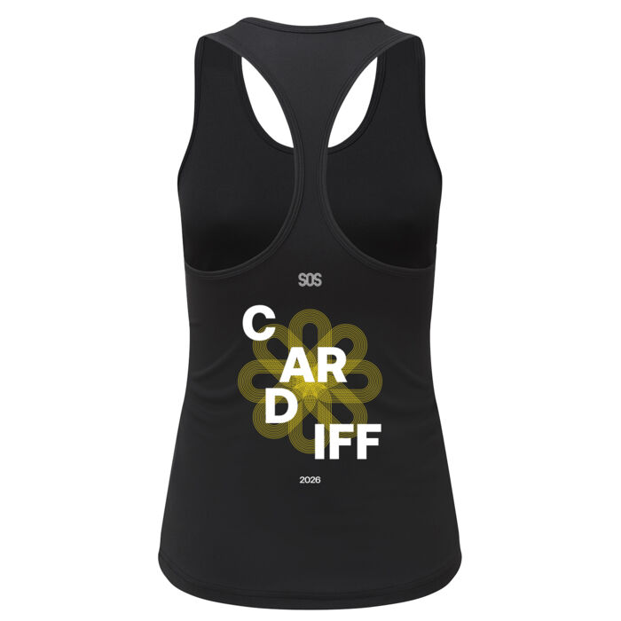 SOS  - Women’s Recycled Performance Slim Racerback Vest - Hyrox Cardiff 2026 Thumbnail